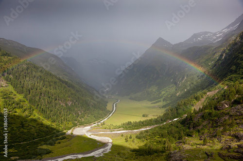 Rainbow in Alps