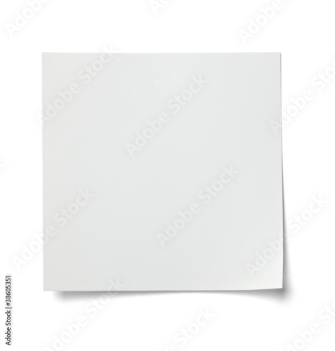 white note paper message label business