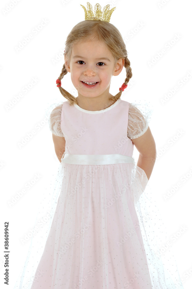 Kleines Mädchen als Prinzessin Kleines Mädchen als Prinzessin