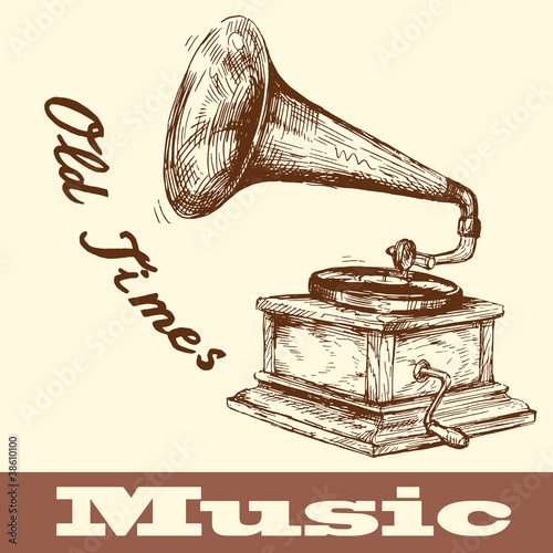 vintage gramophone