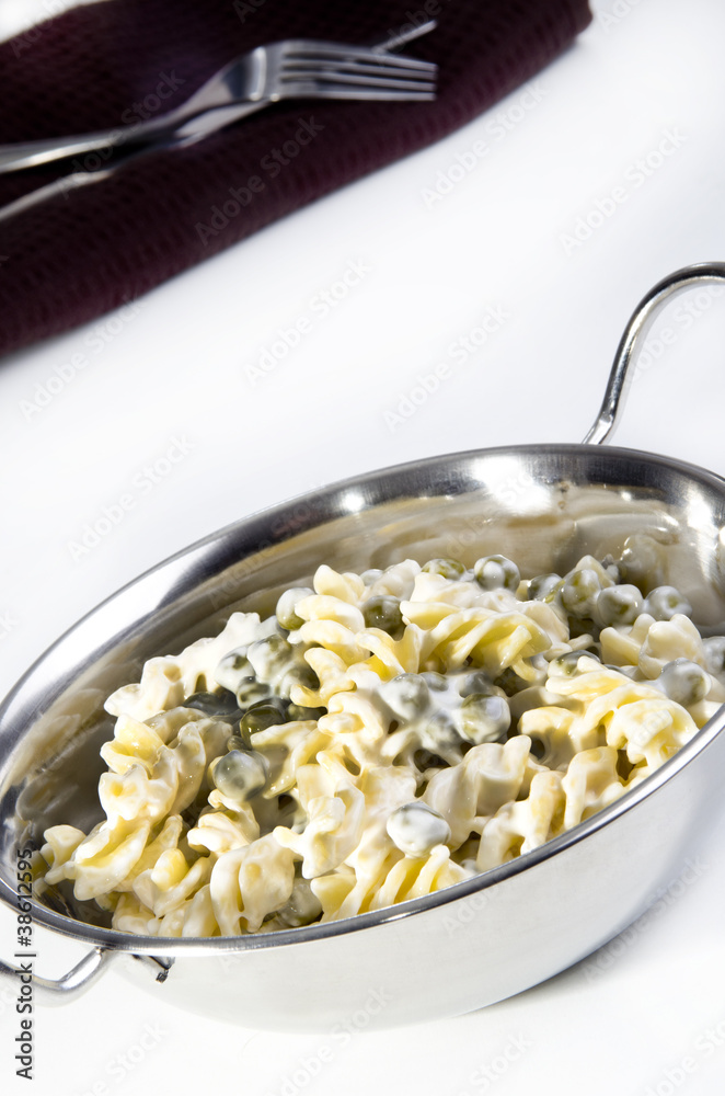 pasta salad with mayonnaise and peas pasta salad with mayonnaise and peas