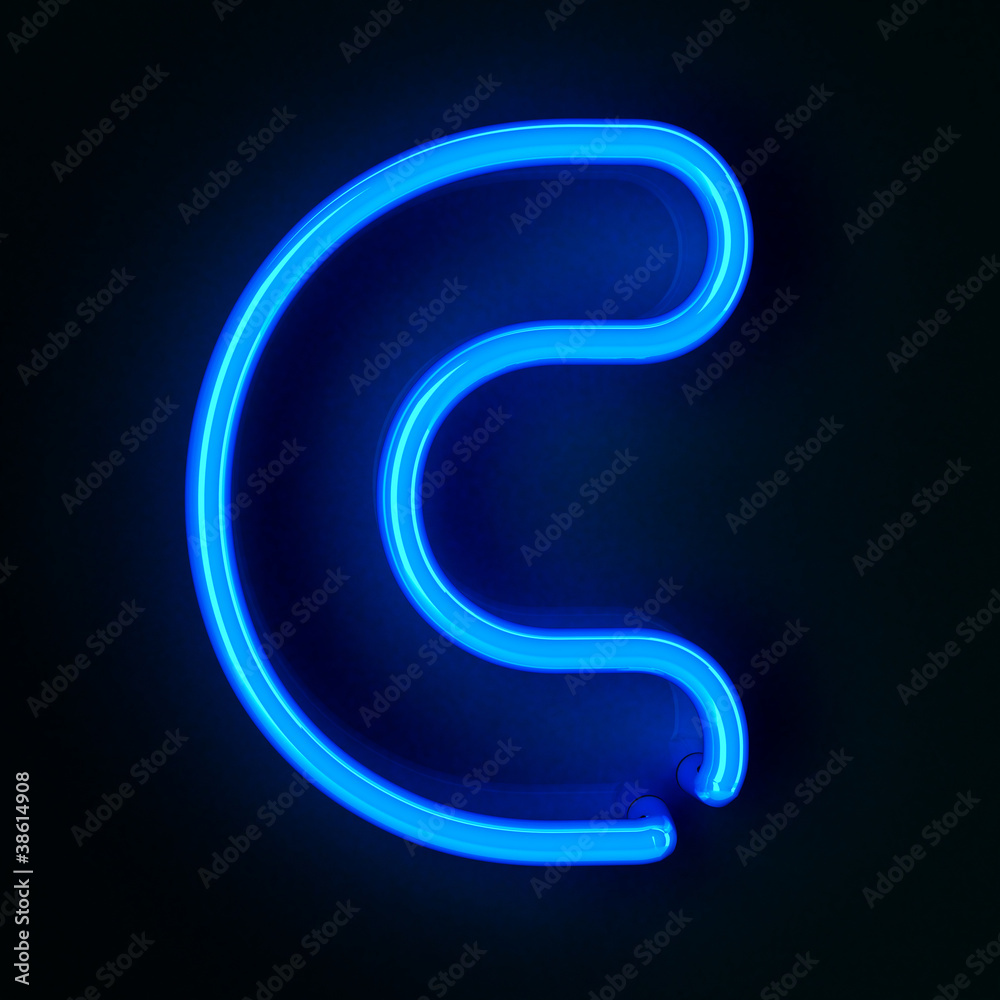 Neon Sign Letter C Neon Sign Letter C