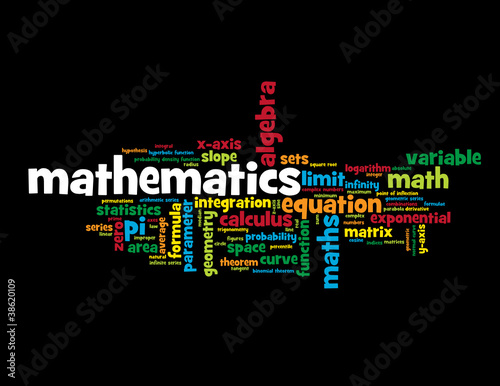 "MATHEMATICS" Tag Cloud (equation statistics scientific studies)