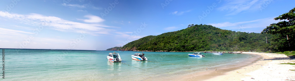 Bay in Andaman sea in Thailand