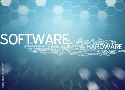 Obraz na płótnie Software