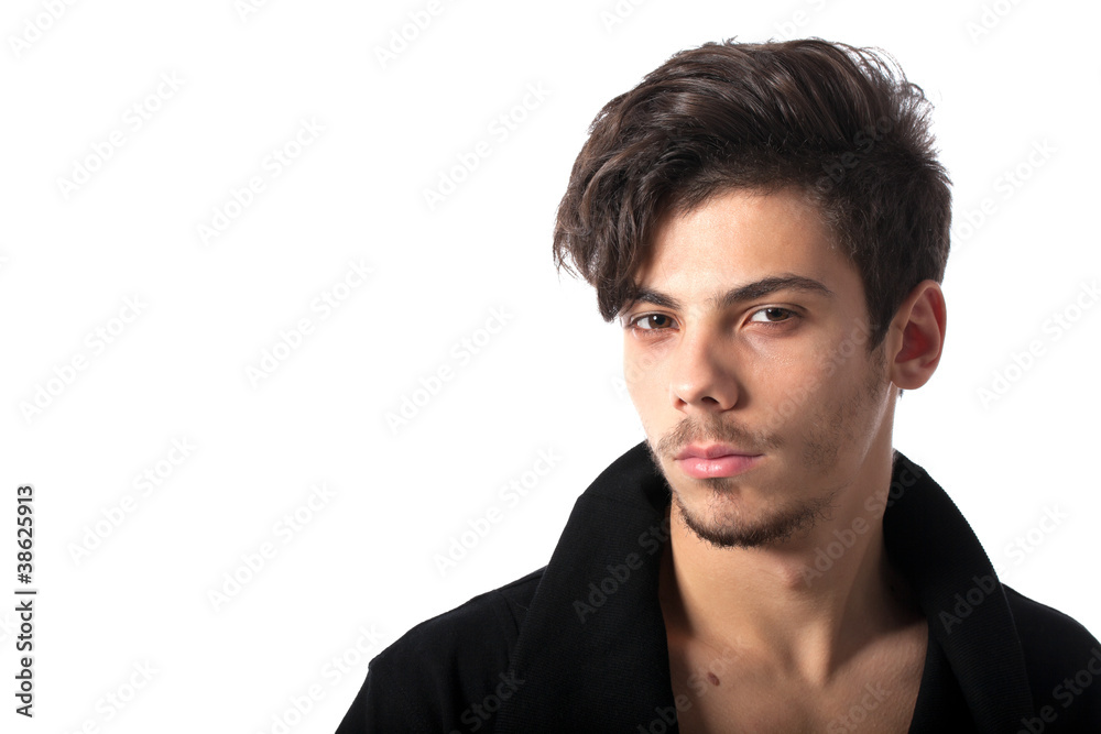 Handsome young man posing Handsome young man posing