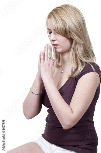 Woman praying