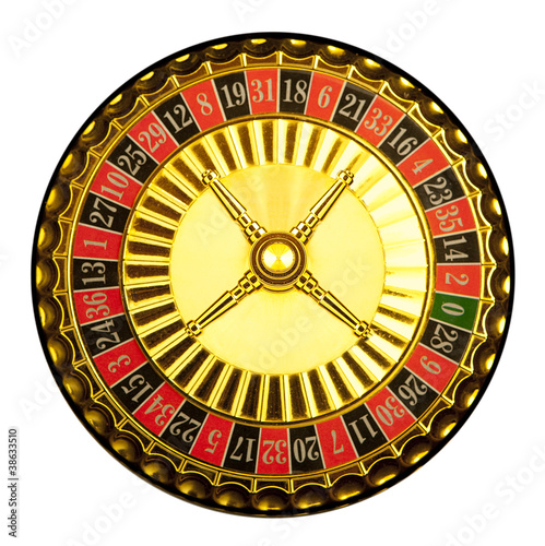 Roulette wheel photo