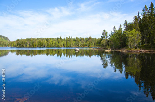 Fototapeta Naklejka Na Ścianę i Meble -  northern lake