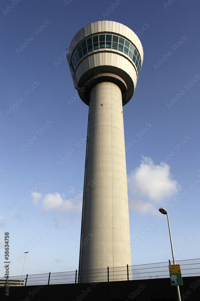 Flight control at Schiphol airport