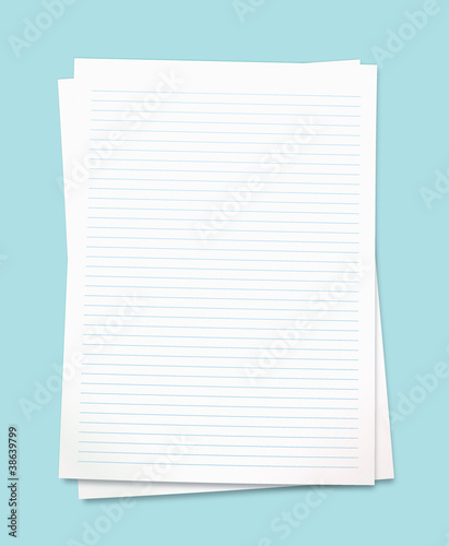 White note paper
