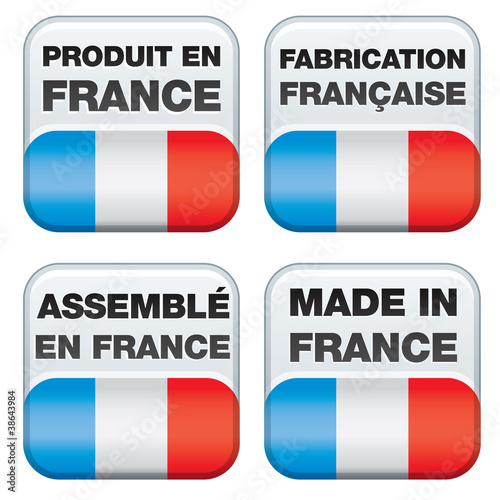 fabriqué, assemblé, produit en France