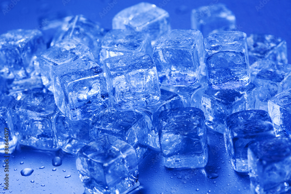 Background with ice cubes Background with ice cubes