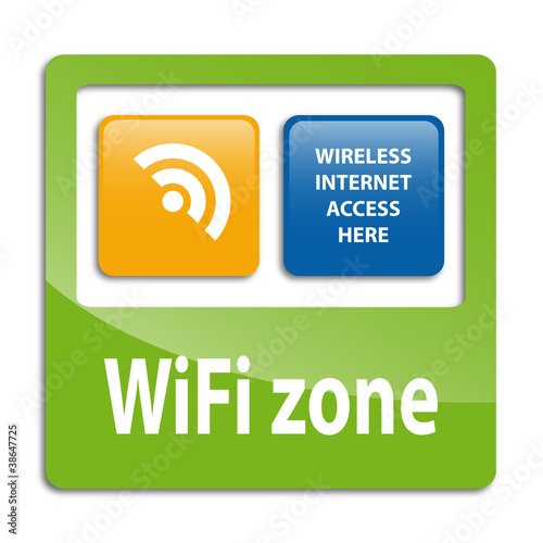 Logo wi-fi zone # Vector