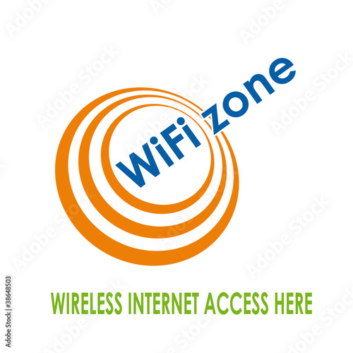 Logo wi-fi zone # Vector