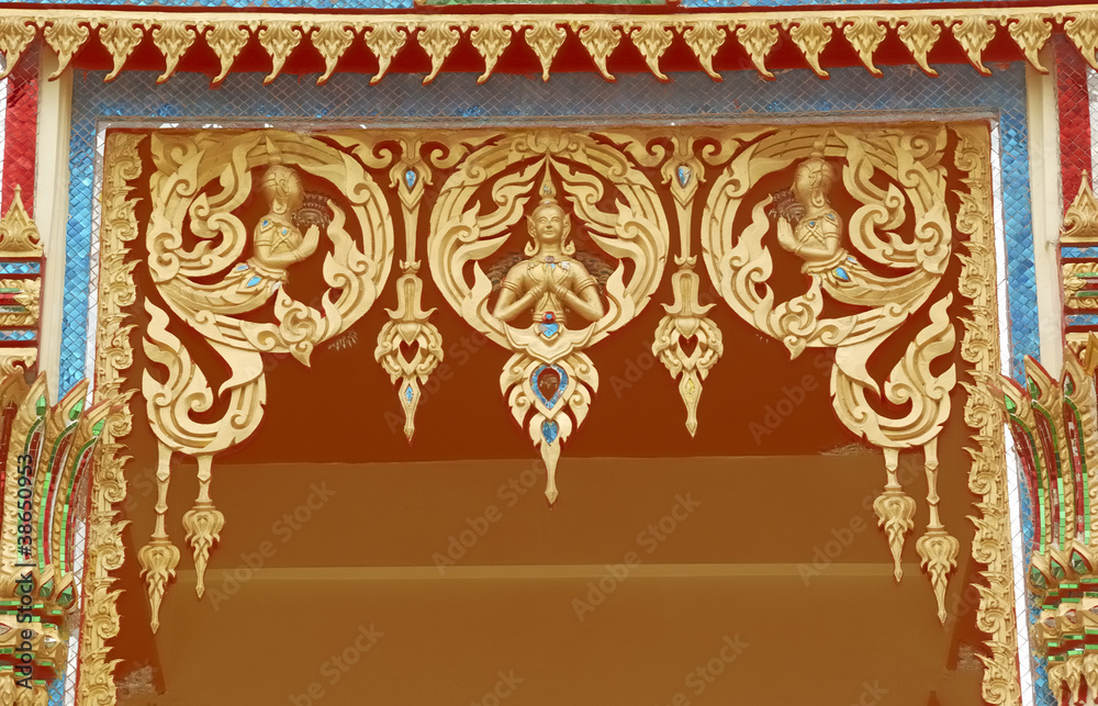 Obraz premium Stucco in the temple