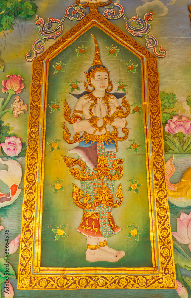 Thai 's Art on the walls