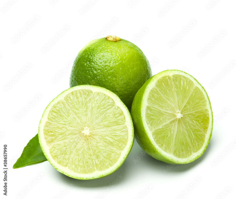 limes on white limes on white