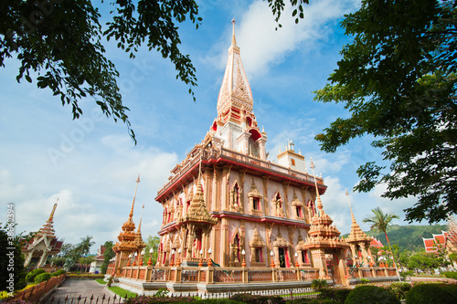 Pagoda in wat Chalong, Phuket, Thailand