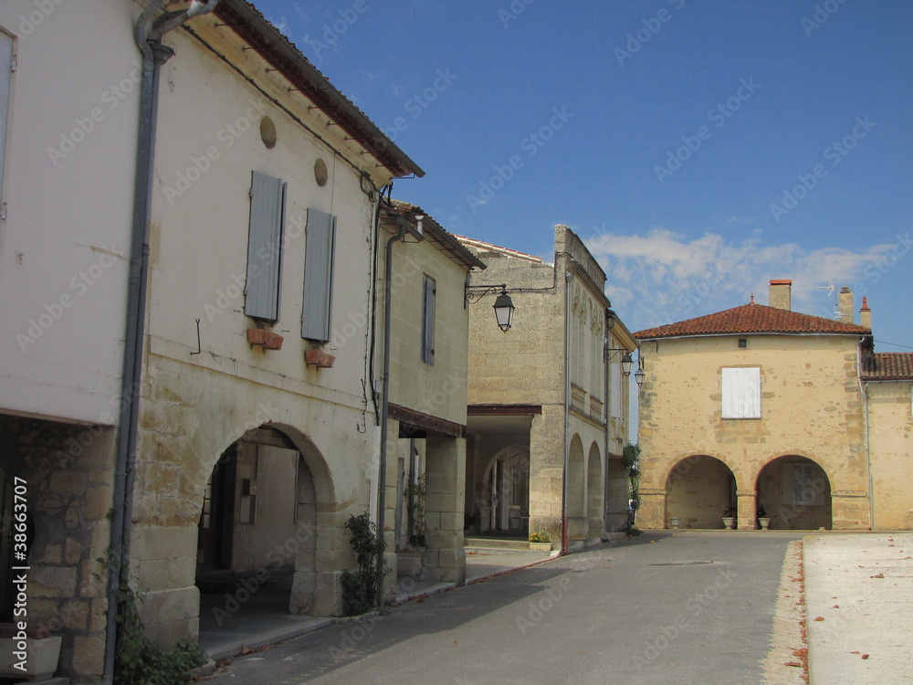 Village de Blasimon ; Gironde ; Aquitaine