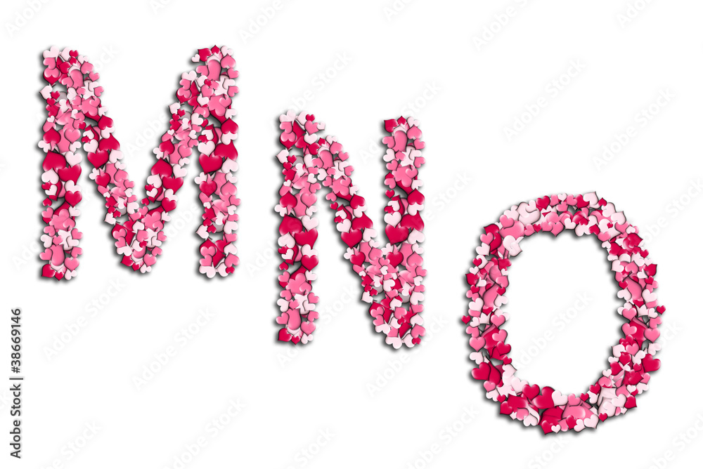 Heart letters Heart letters
