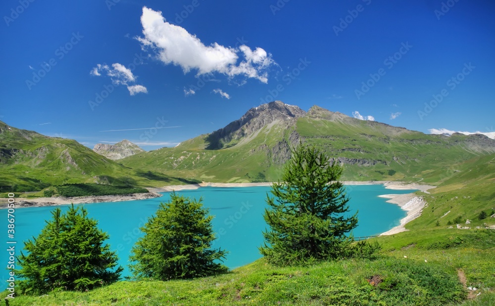 lac du mont cenis - alpes françaises