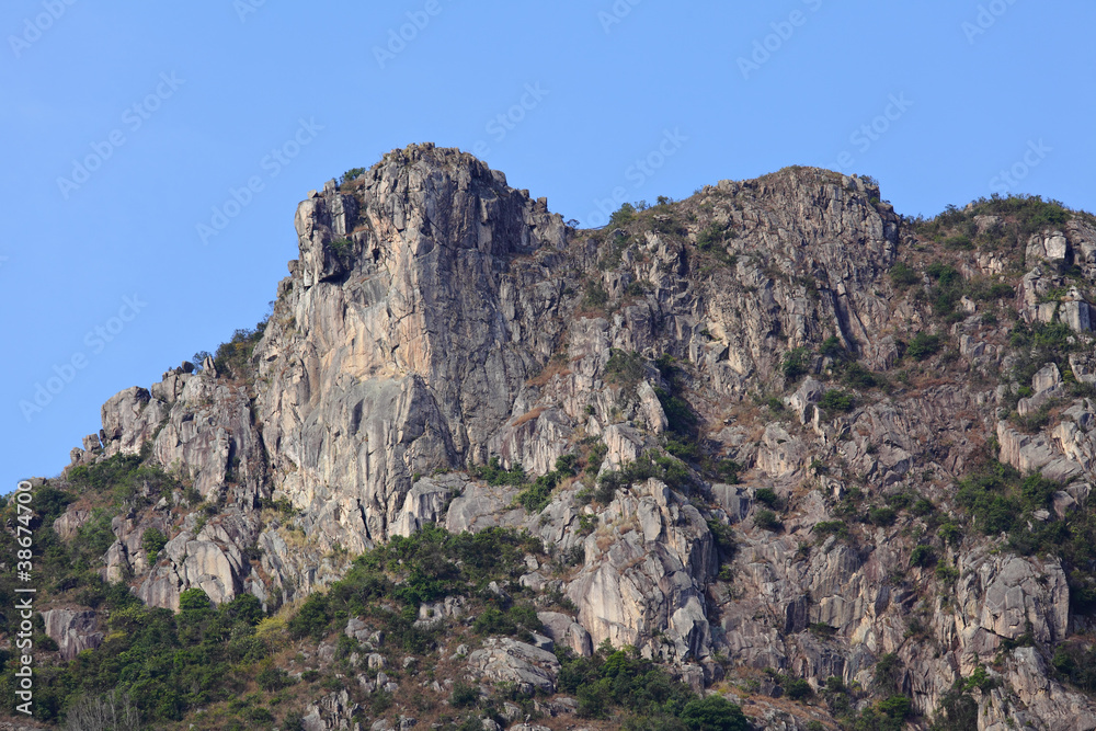 Lion Rock in Hong Kong Lion Rock in Hong Kong