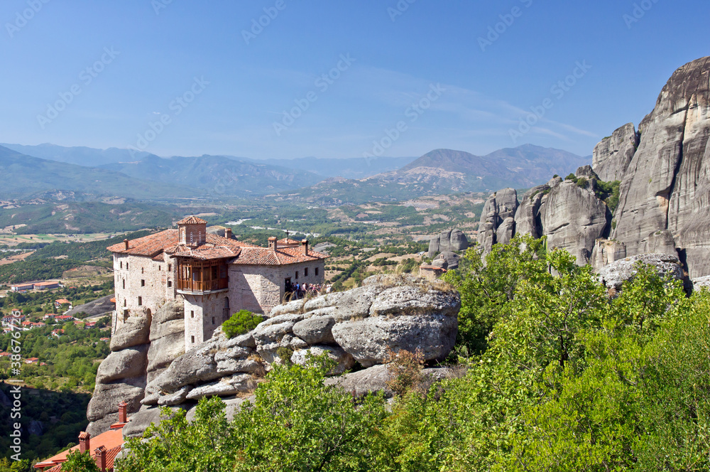 The Holy Monastery of Rousanou. Meteora, Thessalia, Greece