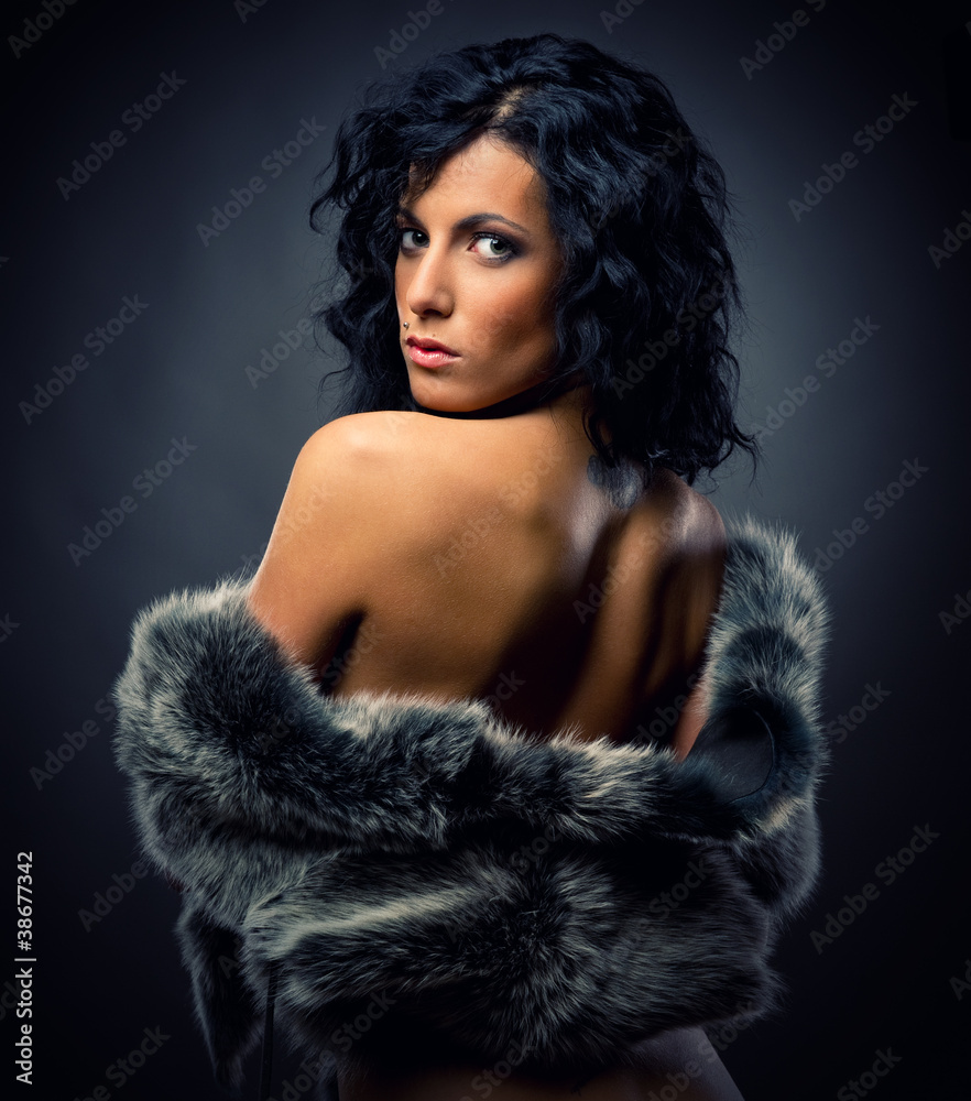 Hot women in fur clearance