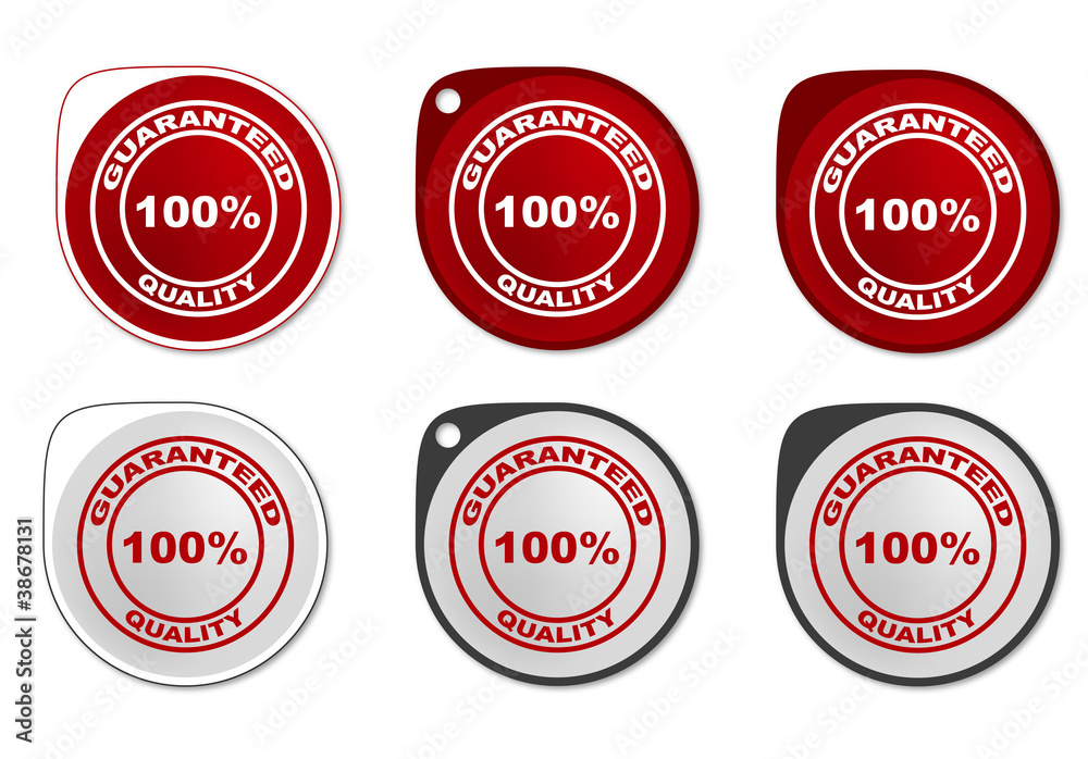 Obraz premium Quality Guaranteed round sticker