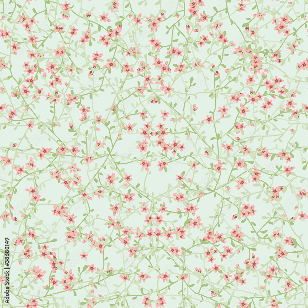 Seamless flower texture