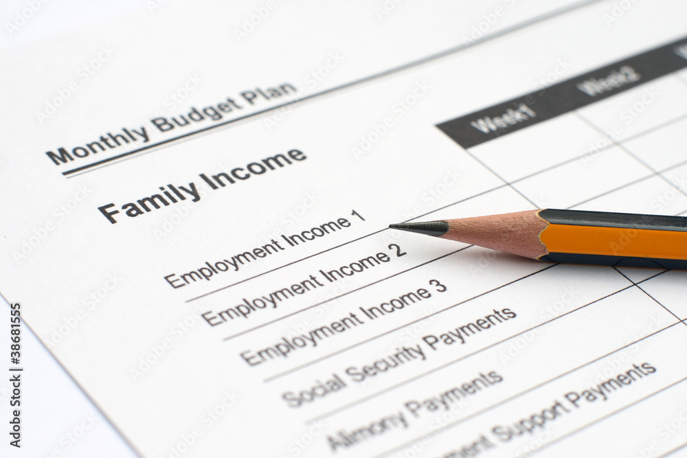 Monthly budget plan Monthly budget plan