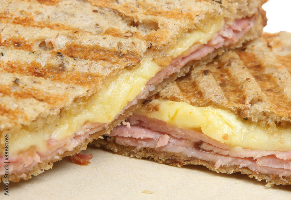 Ham & Cheese Toasted Sandwich Ham & Cheese Toasted Sandwich