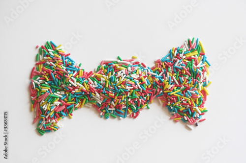 caramella di decorazioni di zucchero colorato