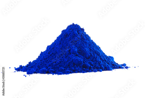 Blue powder photo