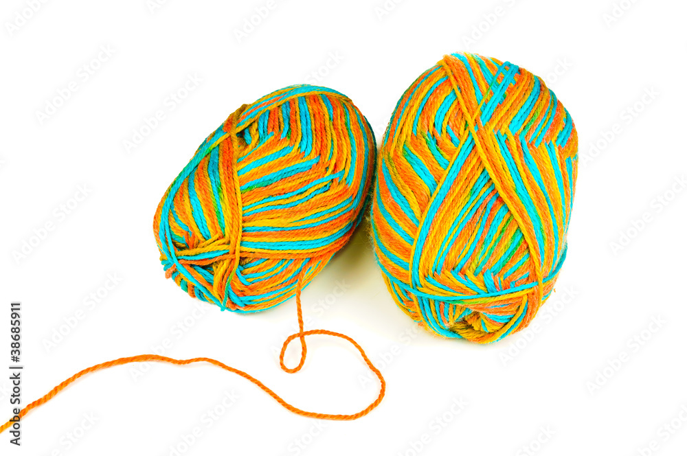 A ball of yarn for knitting A ball of yarn for knitting