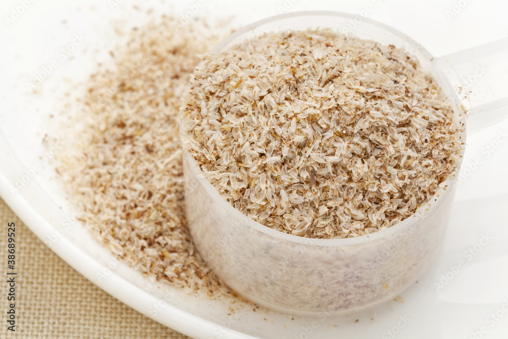 scoop of psyllium seed husks scoop of psyllium seed husks