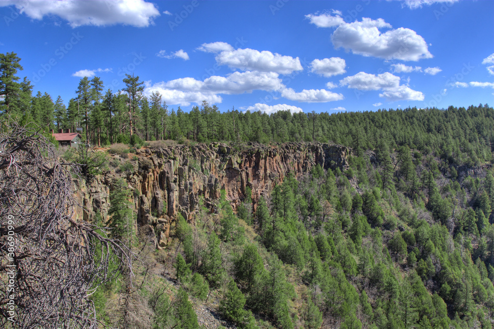 View of  Oak Creek Canyon Arizona, USA