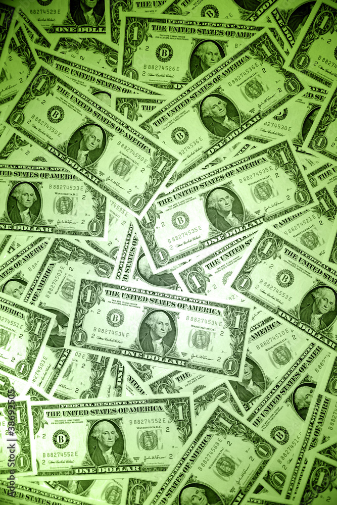 American one dollar banknotes