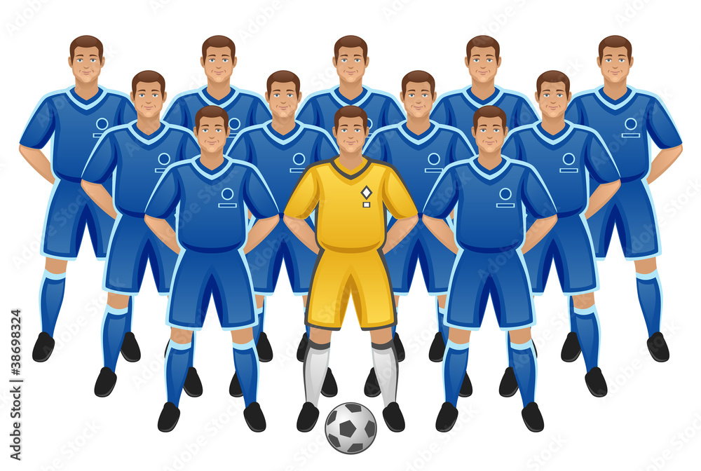 Obraz premium Soccer team