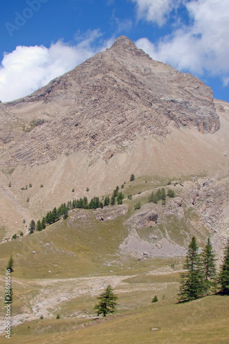 Le Mont Pelat (3050 m), dans le Mercantour photo