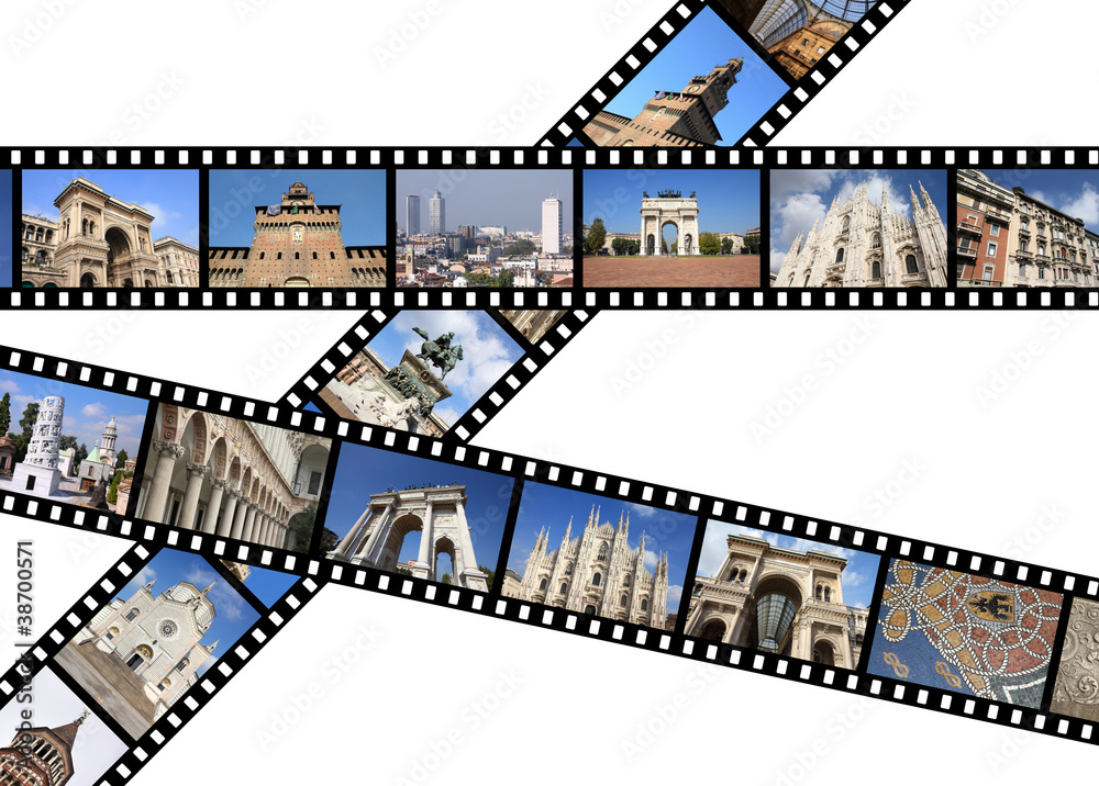 Milan memories - photo filmstrips