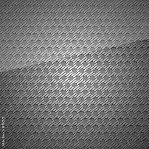 Metal surface, dark gray background perforated sheet