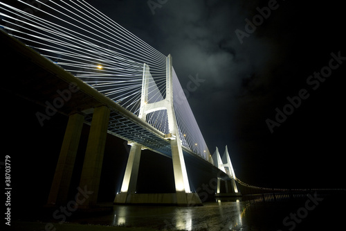 Vasco da Gama bridge in Lisbon