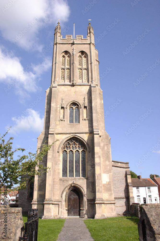 Kirche in Glastonbury, Somerset, England