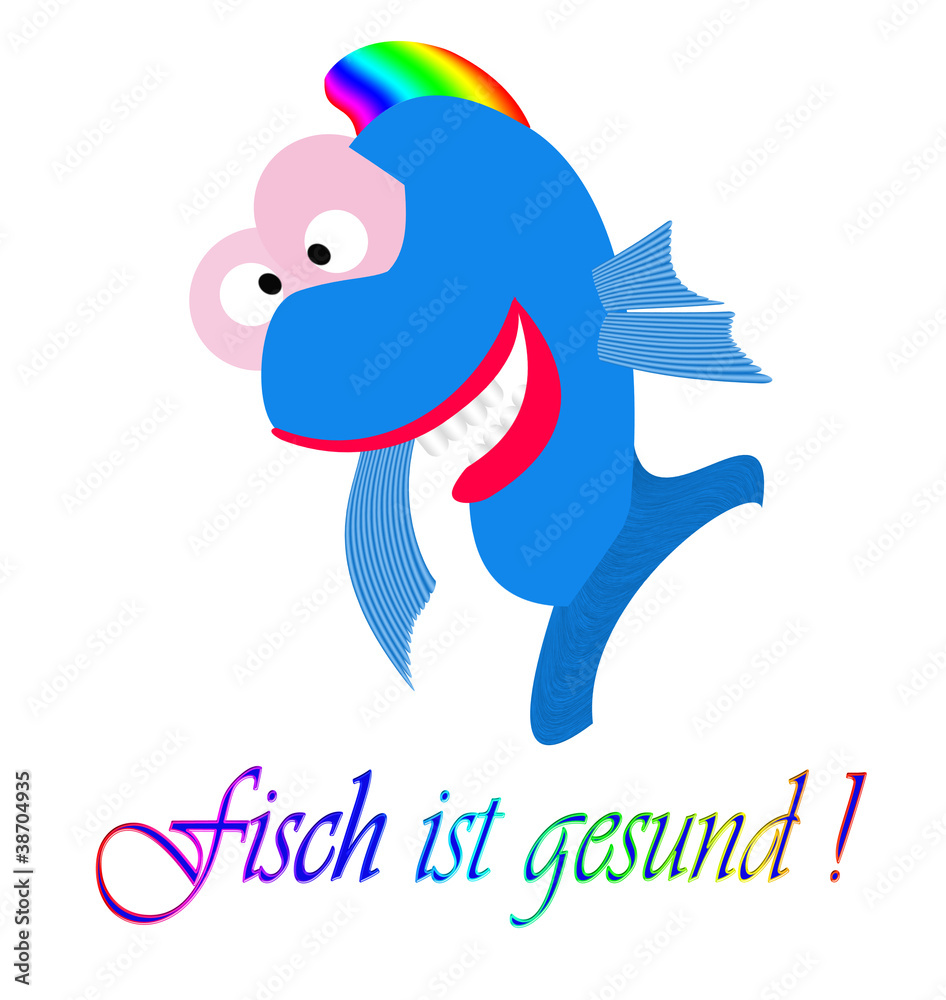 Obraz premium Fisch ist gesund