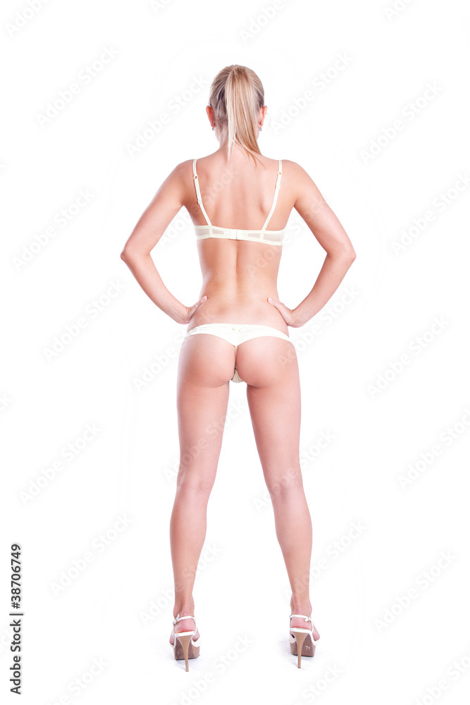 Sensual young woman with beautiful body posing Sensual young woman with beautiful body posing