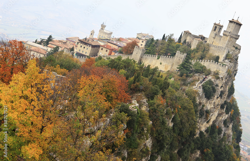 Rocca della Guaita ancient fortress of San Marino