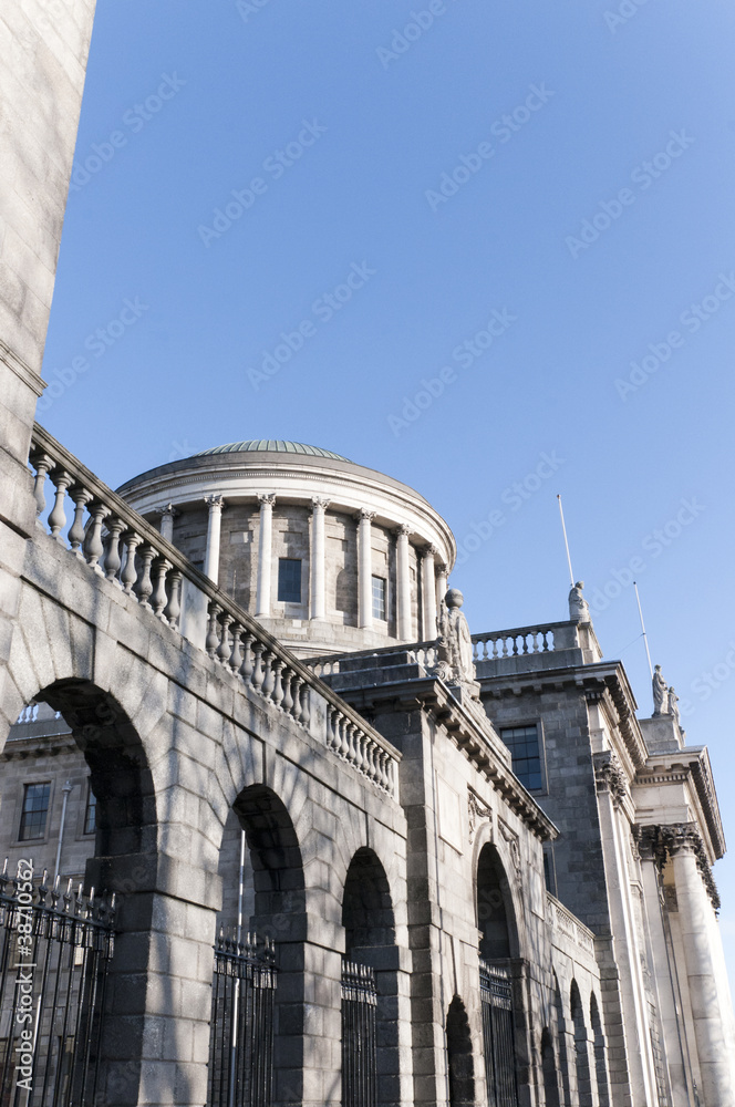 The Four  Courts in Dublin City Ireland