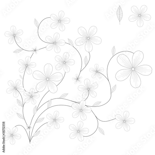 Flower motiv
